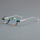 Jim Small Round Acetate Glasses Frame Round Frames Southood Flower